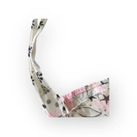 FREE w/$50 Order 𖦹 new Free People ☮︎︎ Print Tote ☮︎︎ Neon Pink on Canvas ☮︎︎ - Picture 4 of 13